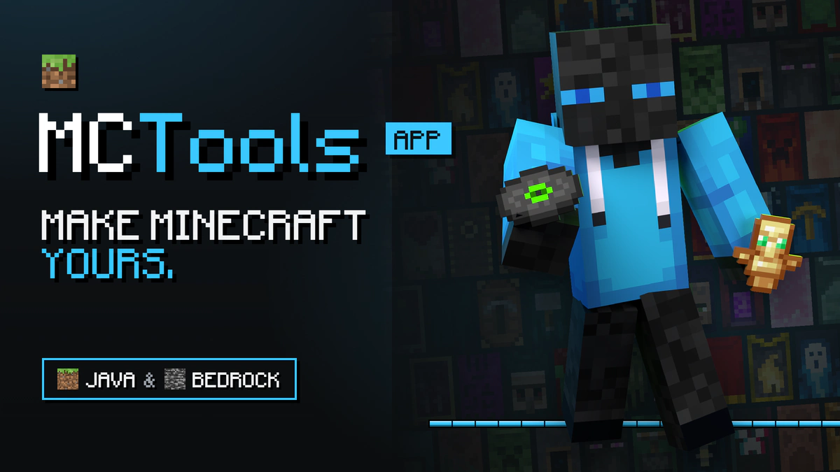 MCTools app: make Minecraft yours, Java and Bedrock