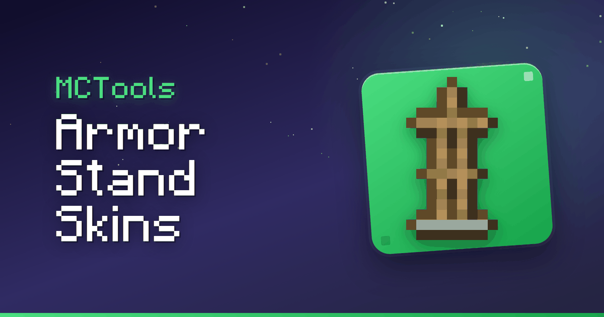 Armor Stand Skin Pack Maker - MCTools