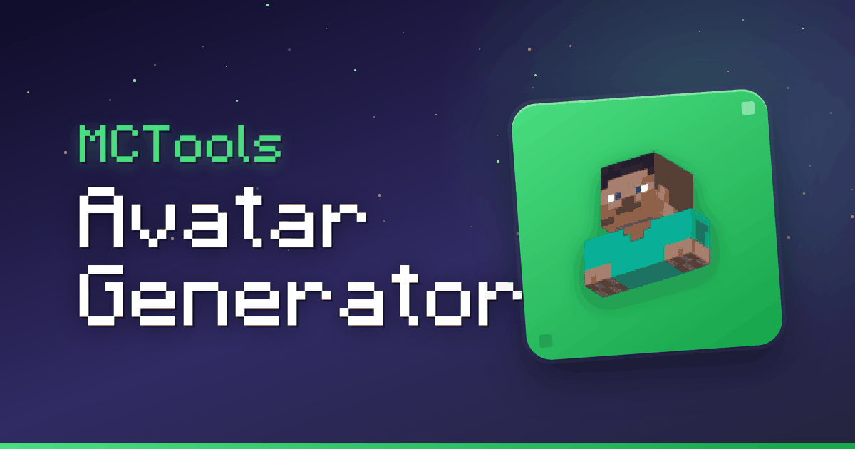Minecraft Avatar Generator - MCTools