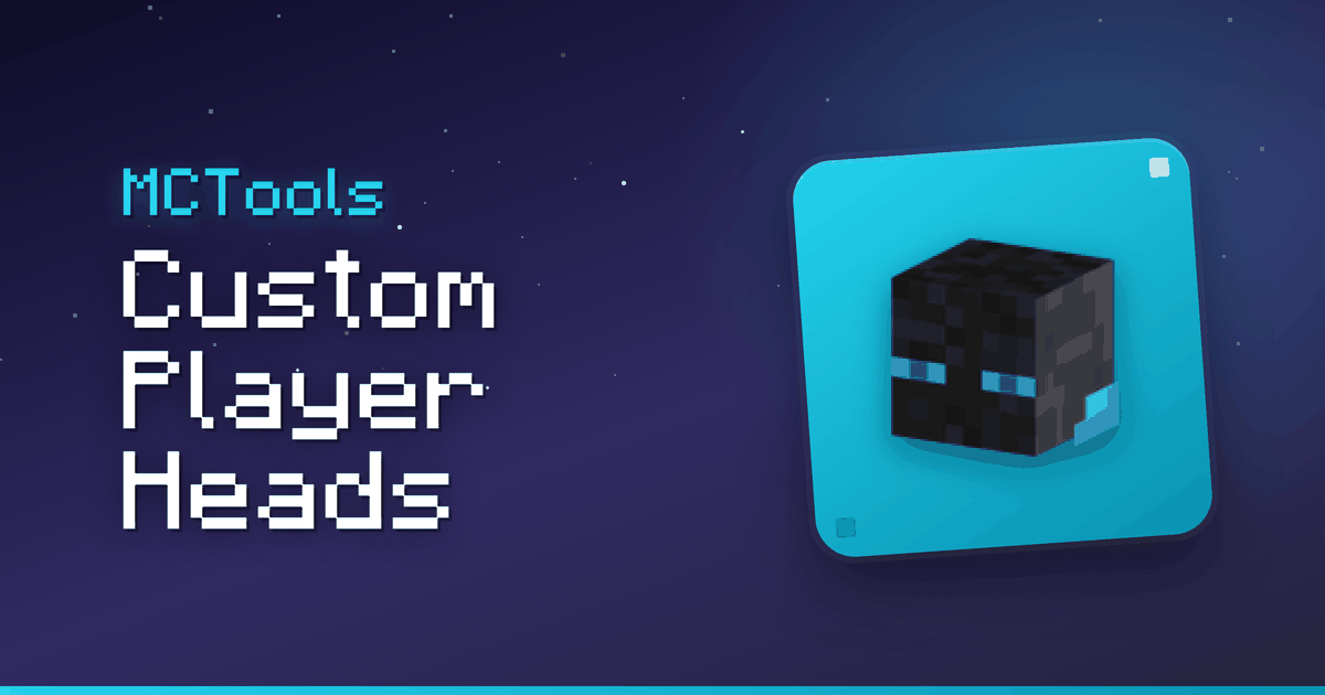 Minecraft Bedrock Custom Player Heads Maker | MCTools