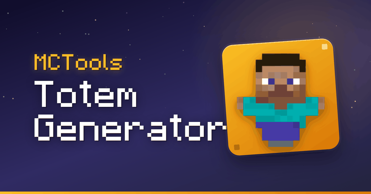 Minecraft Totem of Undying Generator - MCTools